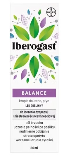 Iberogast Balance, krople doustne, 20 ml