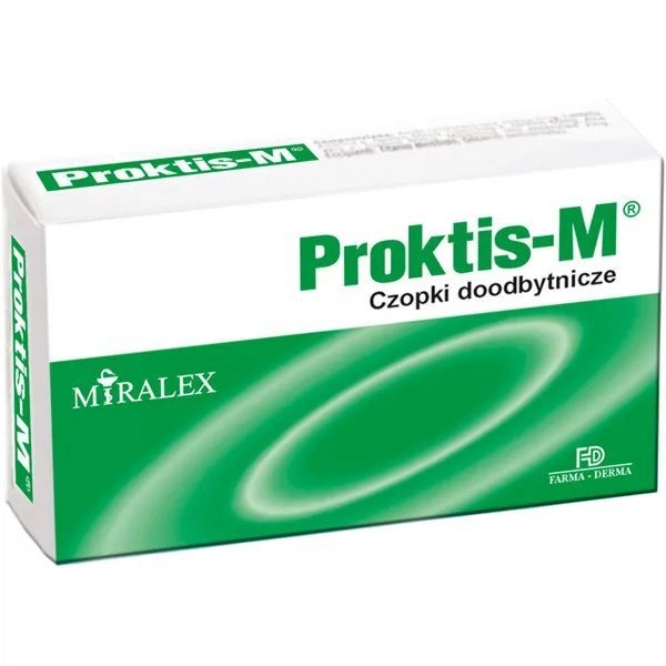 Proktis-M Czopki Doodbytnicze 10 sztuk