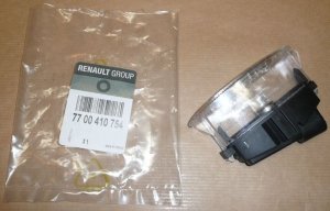 Original  Lampe de plaque d'immatriculation Renault Clio II, Renault Twingo ,  7700410754