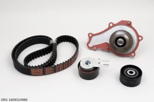 Kit de distribution d'origine Citroën Peugeot 1.4HDI 8V dv4td + wp, 1609524980