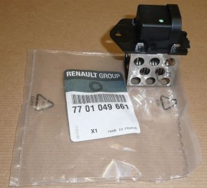 Original Résistance de ventilateur Renault Laguna II, Modus, Clio III, Espace IV, Trafic II, Twingo II, Wind, Vel Satis ,  77010