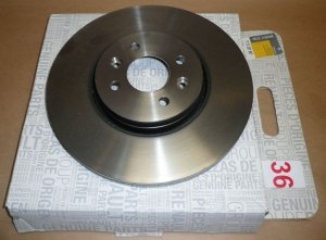 Original  Disque de frein Renault Scenic II 1.9dci avant 1 pièce ventilée non livrable ,  7701207897