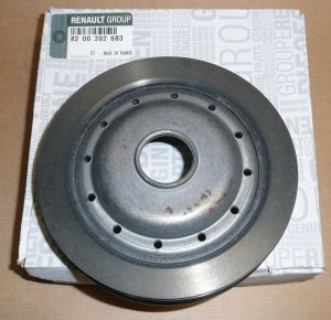 ORIGINAL Poulie de vilebrequin Renault Clio Kangoo Laguna Megane, 8200392683, 8200392683