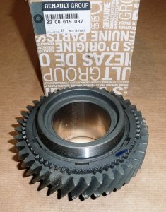Original Anneau de boîte de vitesses pignon 2e vitesse 38 dents Renault Master II , 8200019087