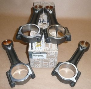 Bielle d'origine Renault 1.9 dCi 4 pièces, 7701470247, 7701476250