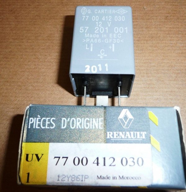 Original  Relais de phares Renault ,  7700412030