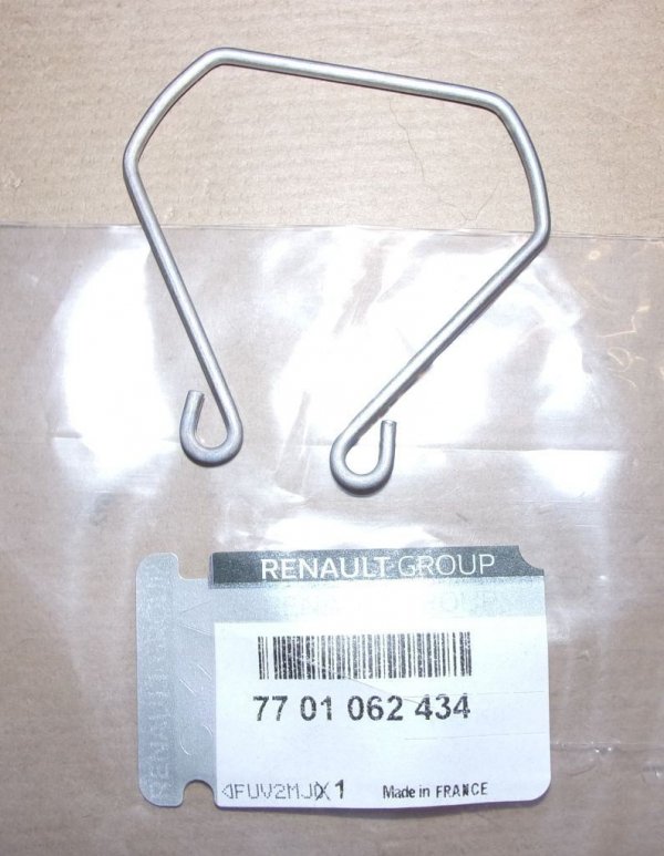 Original  Attache de conduit turbo Renault Megane II, III Renault Espace IV, Laguna II, III, Latitude, Scenic II, III, Vel Satis. ,  7701062434