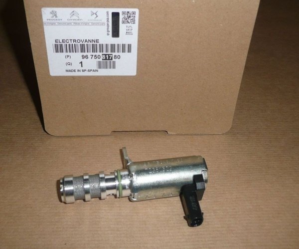 Soupape de pression d'huile d'origine pour Peugeot 308 2008 3008 5008 Citroën 1.2 eb2dt, 9675081780