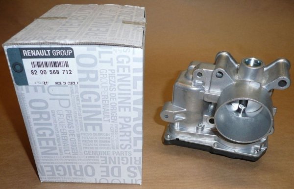 PAPILLON D'ORIGINE RENAULT 1.2 16V D4F 04- 55mm 8200568712, 8200568712