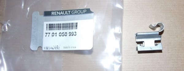 Original  Clip de protection du moteur Renault Clio III 2.0 16V Renault Megane I,II Clio I,II 1.8 16V ,  7701050993