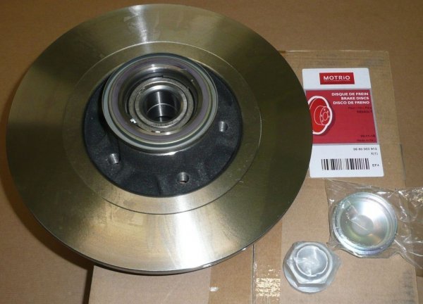 Original  Disque de frein Renault Kangoo 1.5DCI 08|} arrière 1 pièce non ventilée ABS , 8660003913