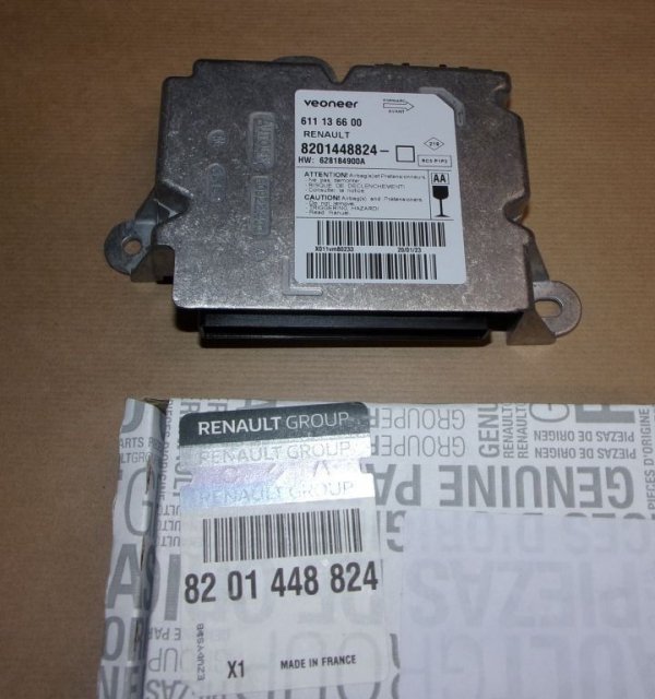 Original  Module d'airbag Renault Master III (calculateur/contrôleur) , 8201448824