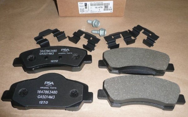 Original  Plaquettes de frein Citroën C-Elysee Peugeot 301 avant ,  1647863480
