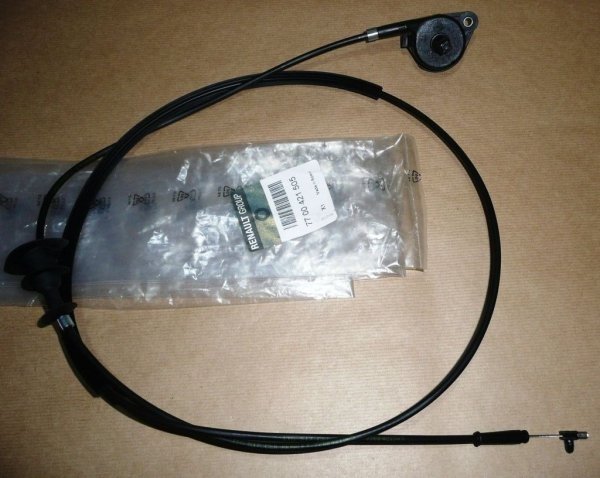 Câble de verrouillage de capot avant Renault Mégane 96- , 7700421505