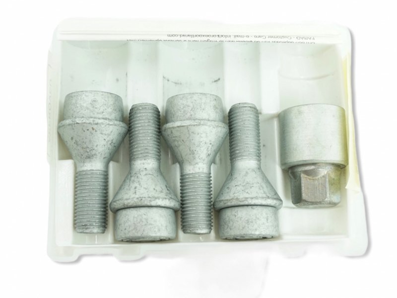 Original Kit de 4 Boulons Antivol M14x1.50 Renault Trafic 3 Opel Vivaro B Fiat Talento, 8201403824