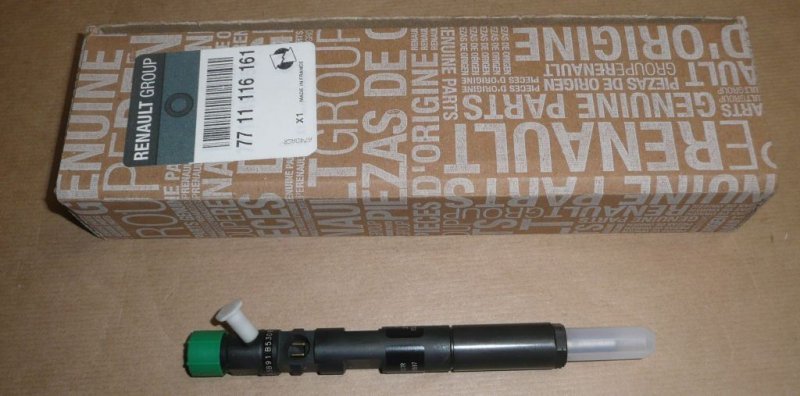Original  Injecteur Renault Clio III, Kangoo 1.5DCI68/86CV bouchon vert , 7711116161