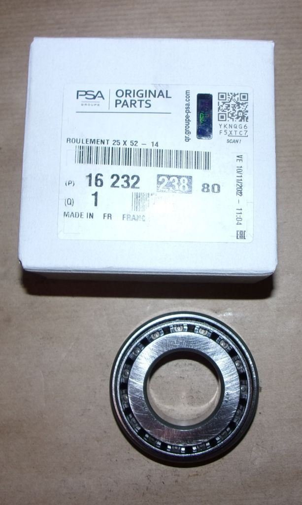 Roulement de boîte de vitesses MB6 Peugeot Société Anonyme  ,  1623223880