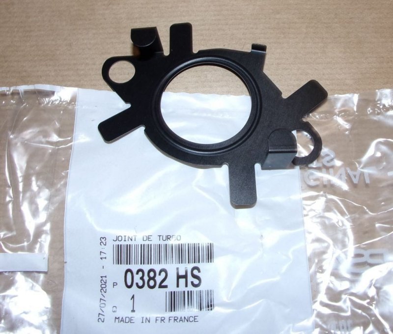 Joint de turbocompresseur Citroën C5 (X7) 2.0 HDI, 0382.HS, 0382HS