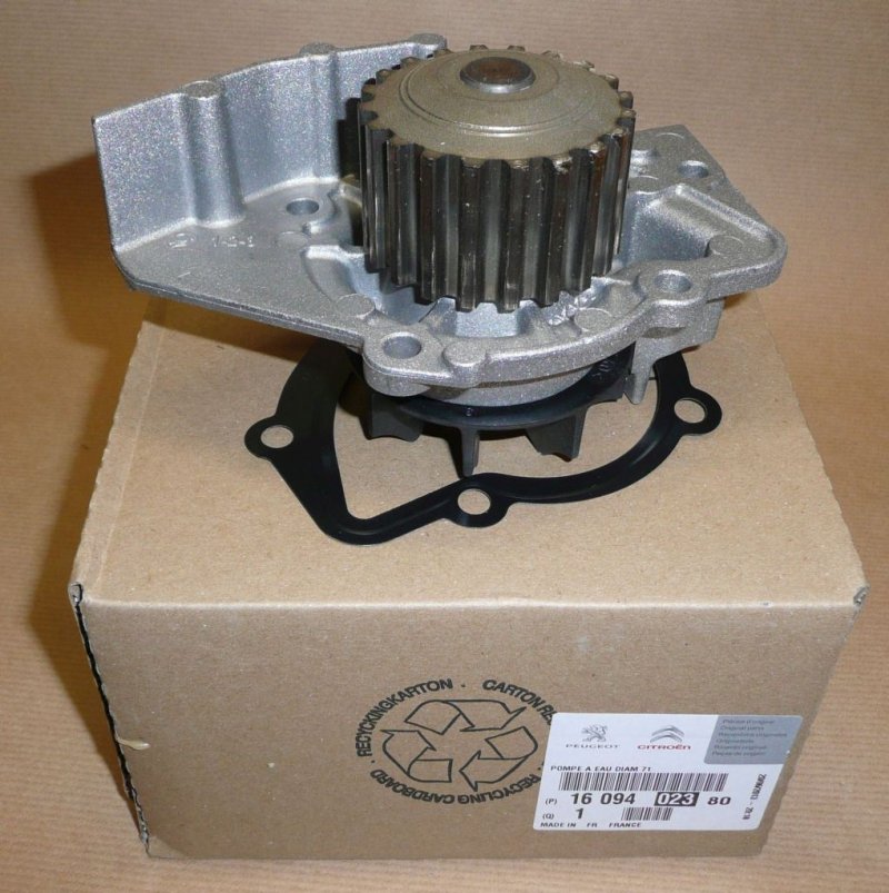 POMPE À EAU CITROEN XSARA, CITROEN ZX, PEUGEOT 306, PEUGEOT 406 2.0 HDI ,  1609402380