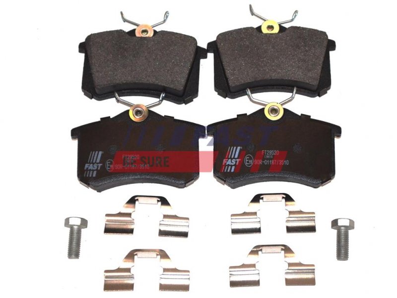 PLAQUETTES DE FREIN CITROEN BERLINGO 96> ARRIÈRE SANS CAPTEUR