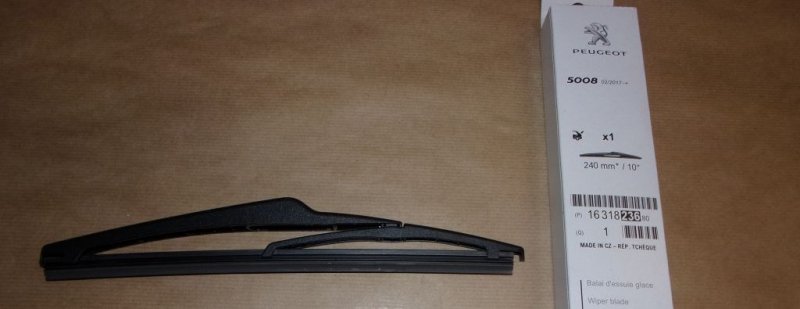 Bras d'essuie-glace arrière Peugeot 5008 II  ,  1631823680