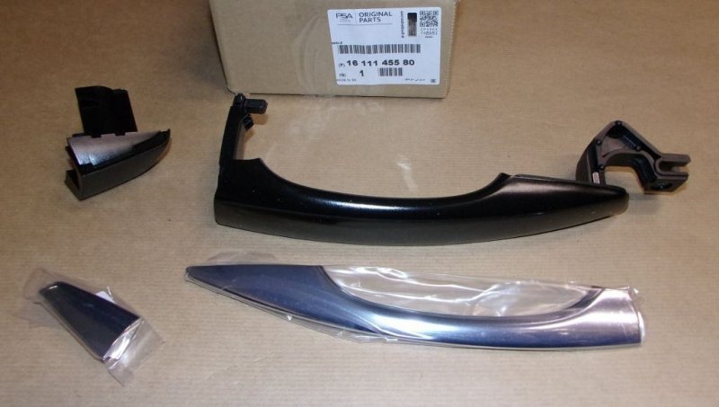 POIGNÉE EXTÉRIEURE CITROËN JUMPY IV PORTE coulissante GAUCHE CITROËN C3 AIRCROSS, C4 PICASSO, SPACETOURER, PEUGEOT 308, EXPERT IV, TRAVELLER +CHROME ,  1611145580