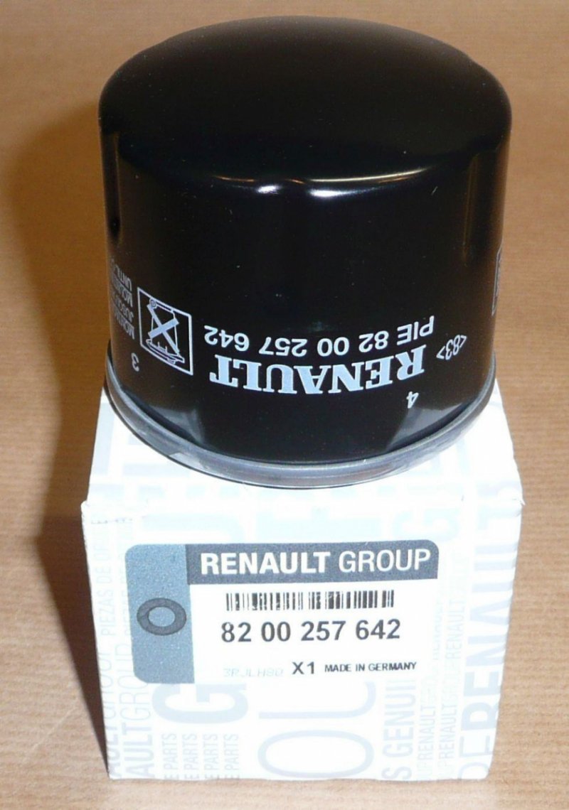 Original  Filtre à huile Renault Clio, Renault Kangoo, Renault Twingo , 8200257642