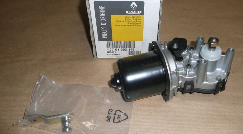 Original  Moteur d'essuie-glace Renault Clio II, Thalia 01|} avant ,  7701052145