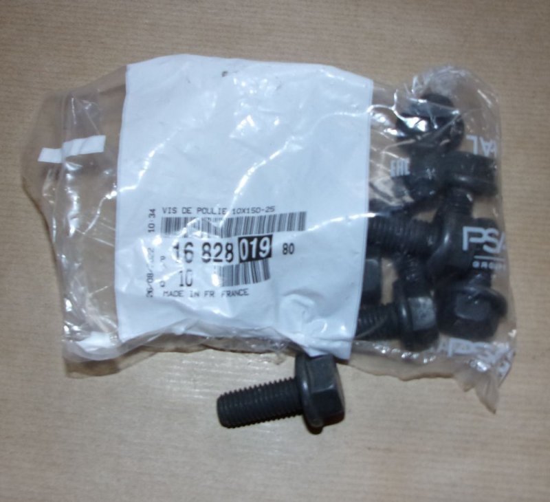 Original  Boulon de poulie de distribution Citroën C3 Picasso 1.6 HDI ,  1682801980