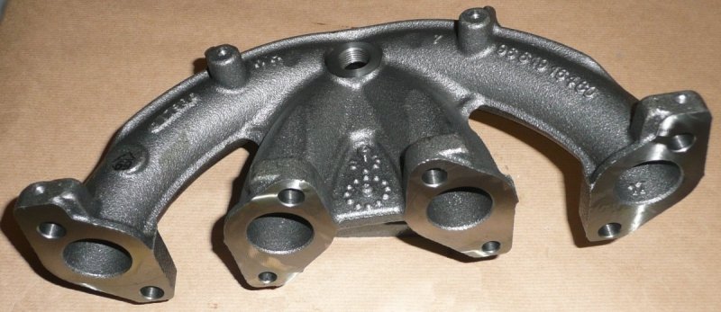 Collecteur d'échappement Citroën Peugeot C2 C3 206 207 1.1-1.6 8v 0341f9 9636962310, 0341.f9, 0341f9