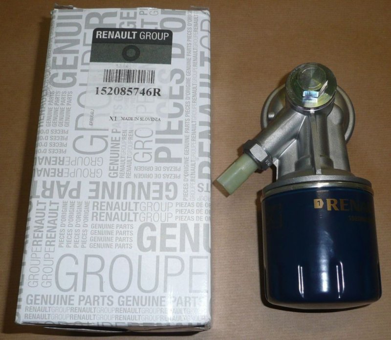 Base de filtre à huile Renault Clio IV 1.5DCI, 152085746R, 