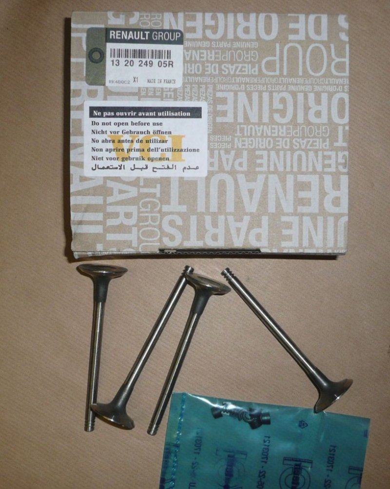 Soupape d'échappement Renault, 132024905R, 