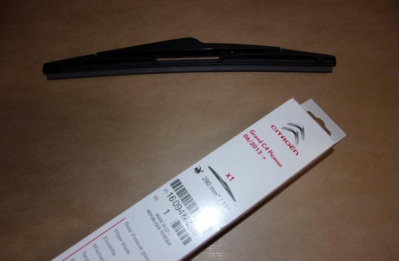 Balai d'essuie-glace Citroën C4 Picasso deuxième ,  1609428480