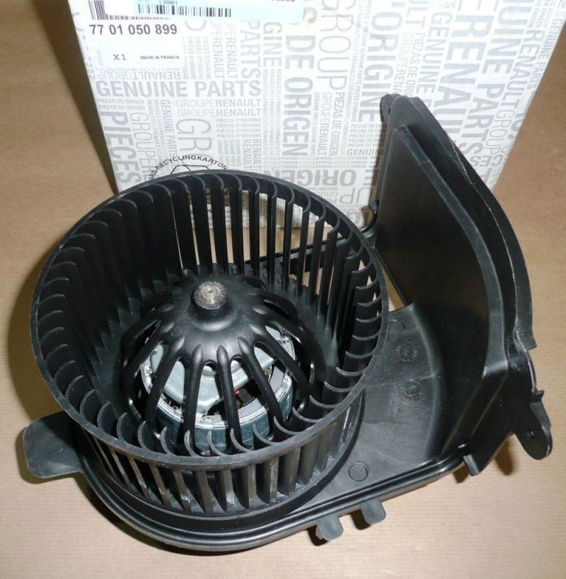 Original  Soufflante de chauffage Citroën Xsara, Renault Clio II, Renault Kangoo 1997-2001 avec contrôle automatique de la climatisation ,  7701050899