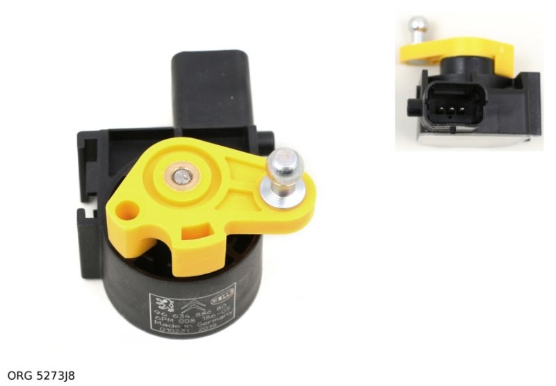 Stellelement d'origine pour la régulation de la portée des phares Citroen Peugeot 407 508 C5 C6, 5273J8, 5273.J8