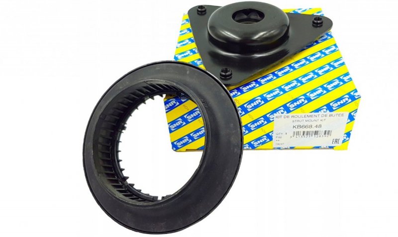 Kit de réparation SNR, coupelle d’amortisseur Renault Mégane IV, Espace V, réf. KB66848