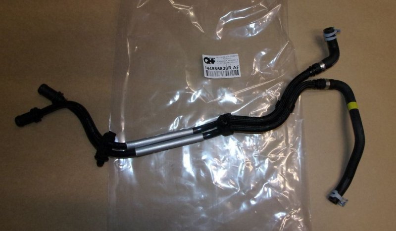 Conduite de refroidissement de turbine Renault Kangoo III 1.3TCE, 144985838R, 