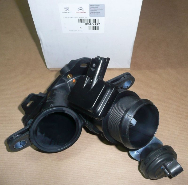 Corps de papillon Citroën C4, Citroën C5, Peugeot 308 2.0 HDI, 0345.G7, 0345G7