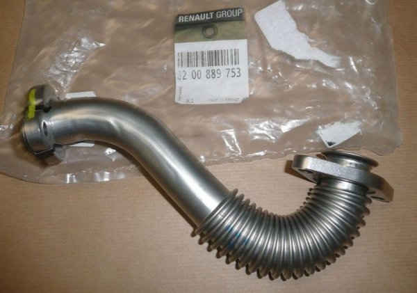 inal rohr recirculation des gaz d'échappement Renault Master III 2.3 dci, 8200889753, 1412000q0f