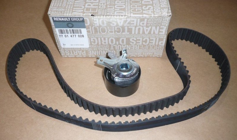 Original  Kit de distribution complet Renault Clio, Kangoo, Megane 1.5dci Renault Scenic, Modus, Thalia, Twingo K9k 123 dents l-1172 ,  7701477028