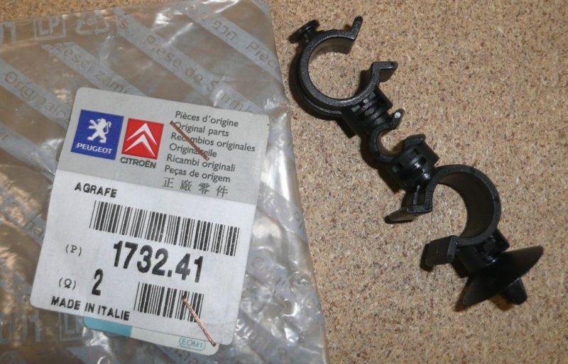 Agrafe du système d'échappement Citroën Jumper III, 1732.41, 173241