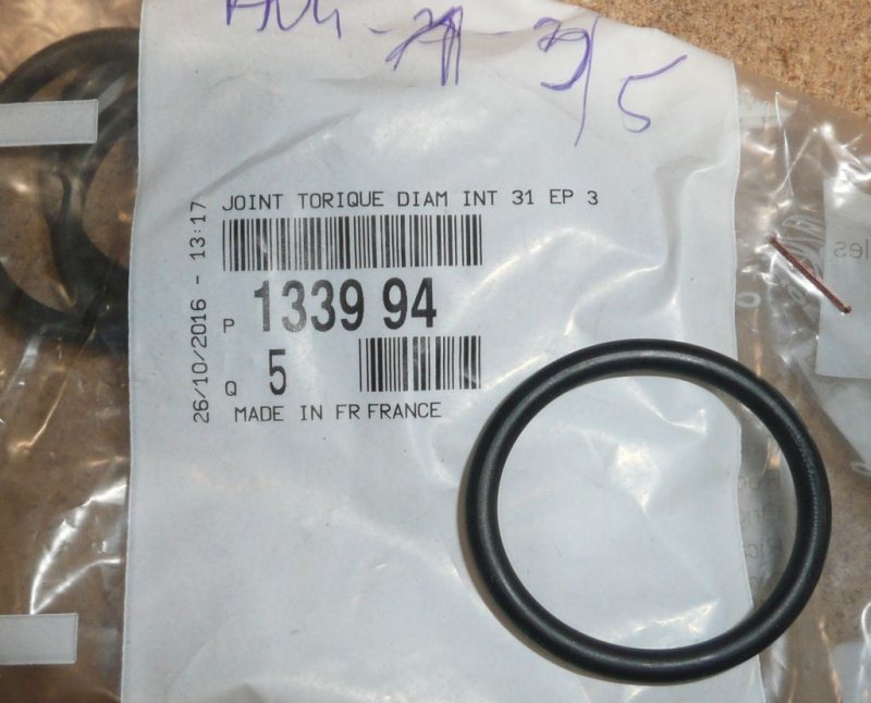 Joint de conduit de refroidissement Citroën Xantia II, 1339.94, 133994