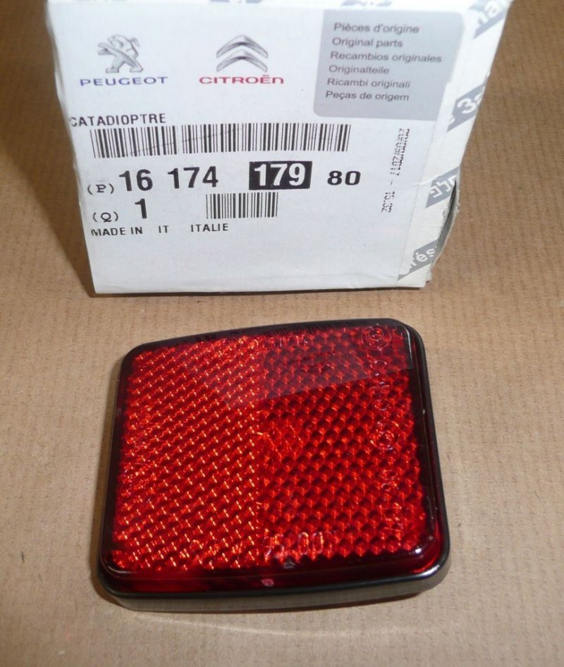 Réflecteur de pare-chocs arrière Citroën Jumper III  ,  1617417980