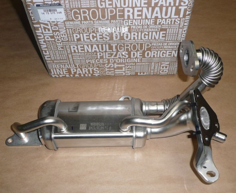 Refroidisseur de gaz d'échappement EGR Renault Kadjar 1.5DCI, 147357324R, 