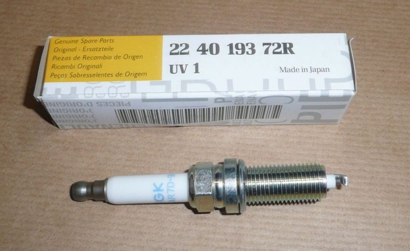 Bougie d'allumage Renault 1.6 16V, 224019372R, 
