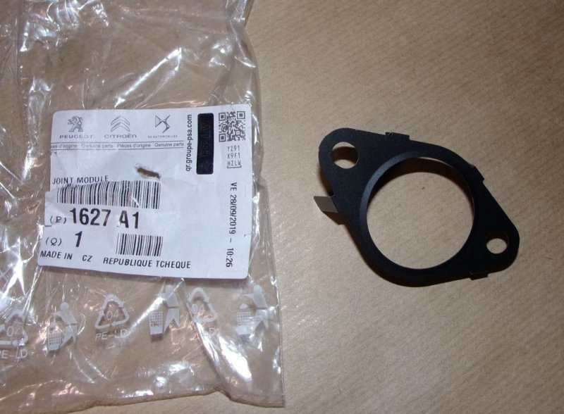 Joint de vanne EGR Citroën C5 III 1.6 HDI, 1627.A1, 1627A1