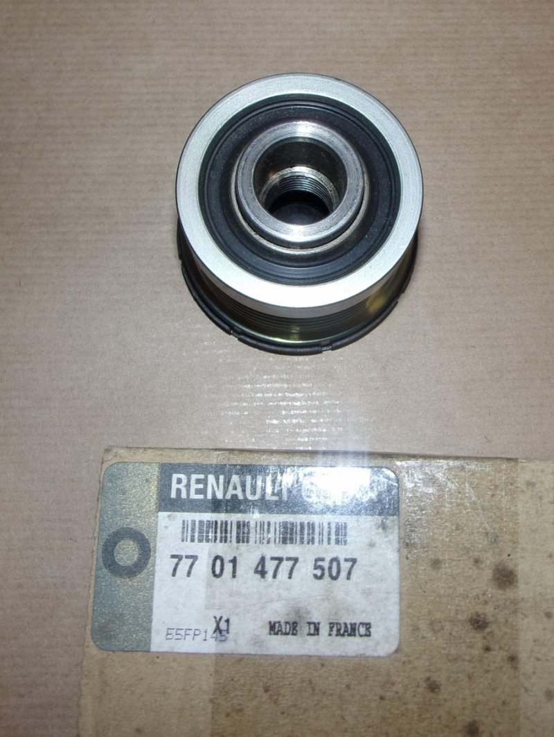Original  Poulie d'alternateur Renault Laguna II 1.9DCI , 7701477507