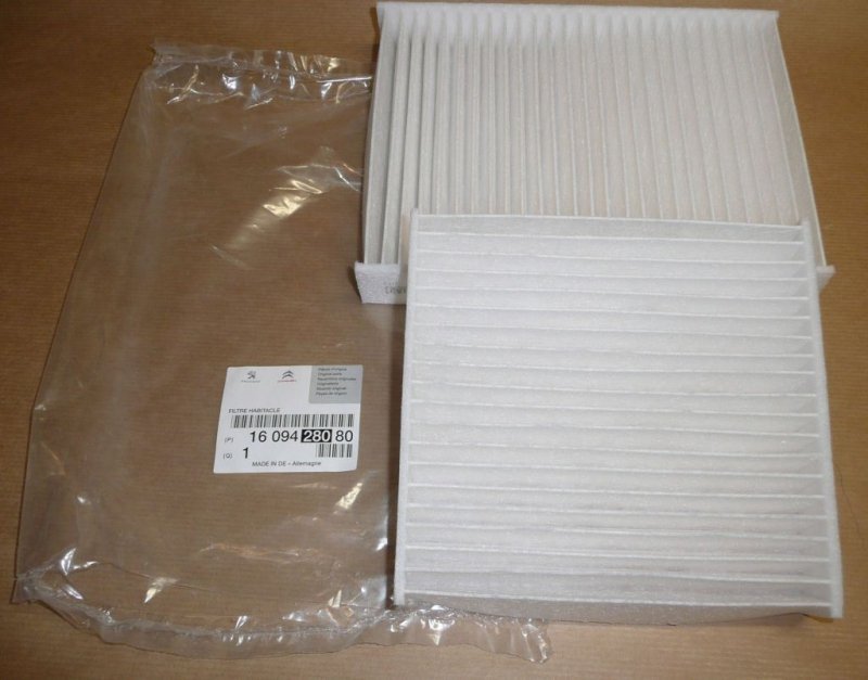 FILTRE D'HABITACLE CITROËN C3, PEUGEOT 207 ,  1609428080