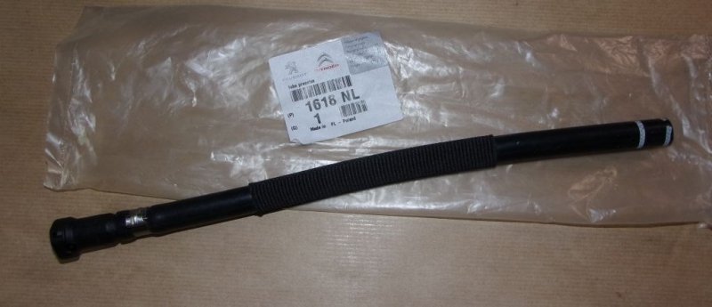 Conduite du capteur de pression des gaz d'échappement Citroën C5 III, 1618.NL, 1618NL