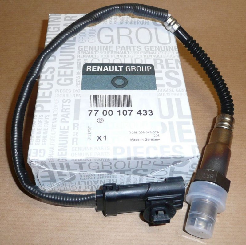 Original  Sonde lambda Renault Clio II, III, Laguna II Renault Megane II, Trafic II. ,  7700107433